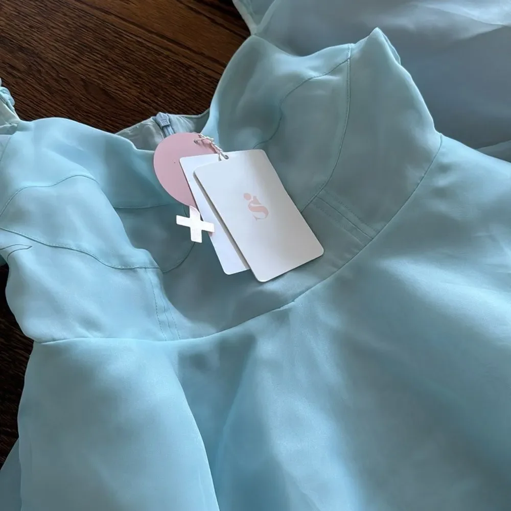 Selkie Princess Misty Blue Dress from Free People size Medium